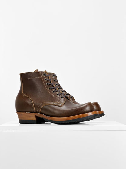 MTO  Miner Boots - Horween Waxed Flesh | Goodyear Welt | 6185