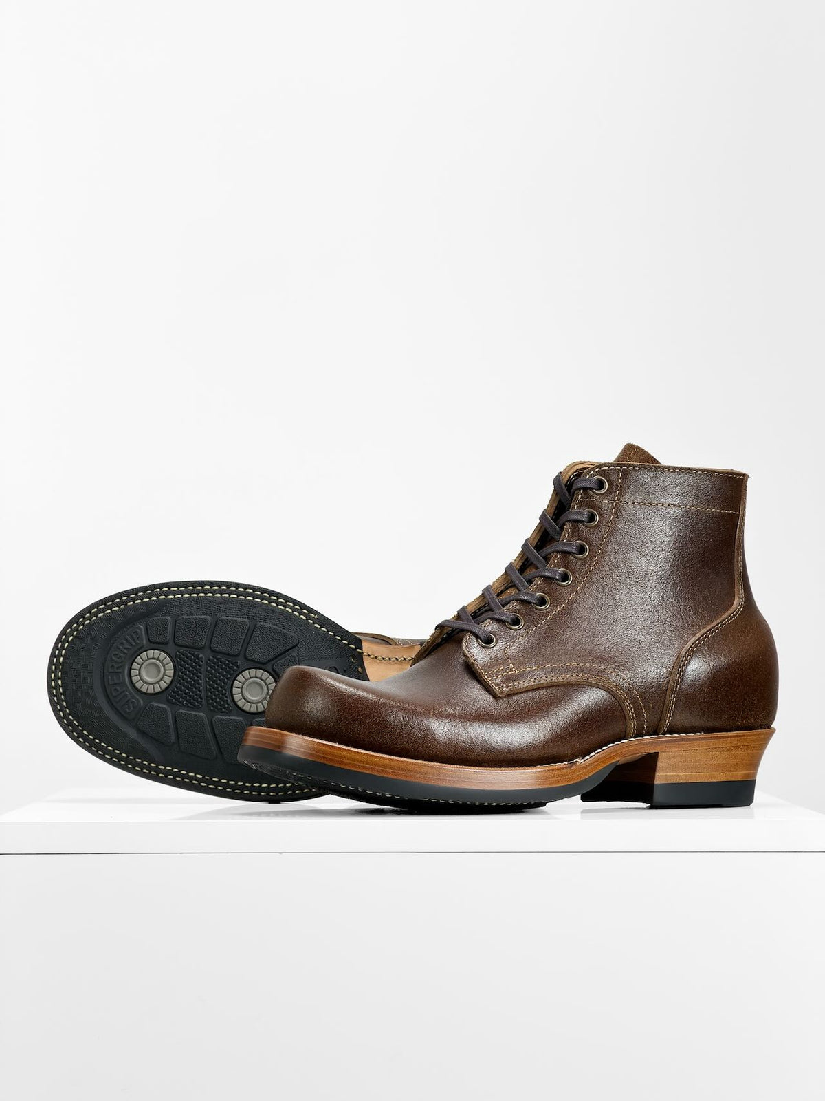 MTO  Miner Boots - Horween Waxed Flesh | Goodyear Welt | 6185