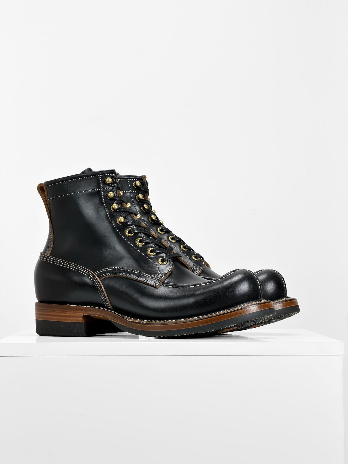 MTO Tanker Boots - Horween CXL Black | Stitchdown Construction with hand finished welt  | 6270