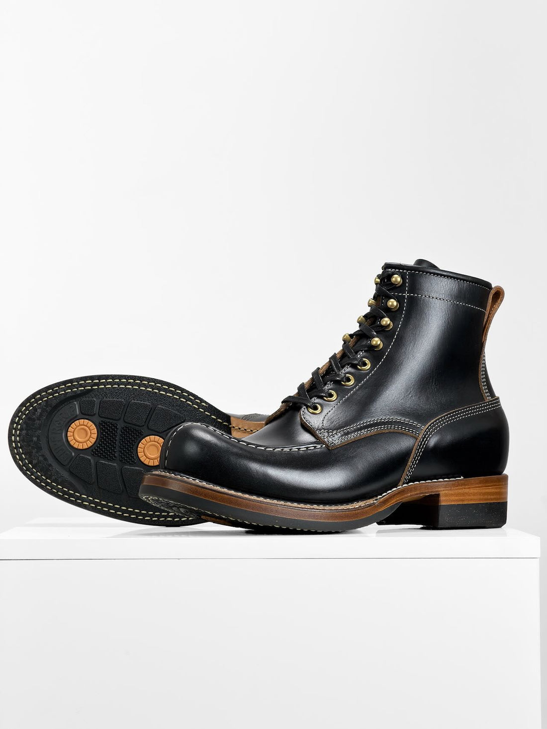 MTO Tanker Boots - Horween CXL Black | Stitchdown Construction with hand finished welt  | 6270