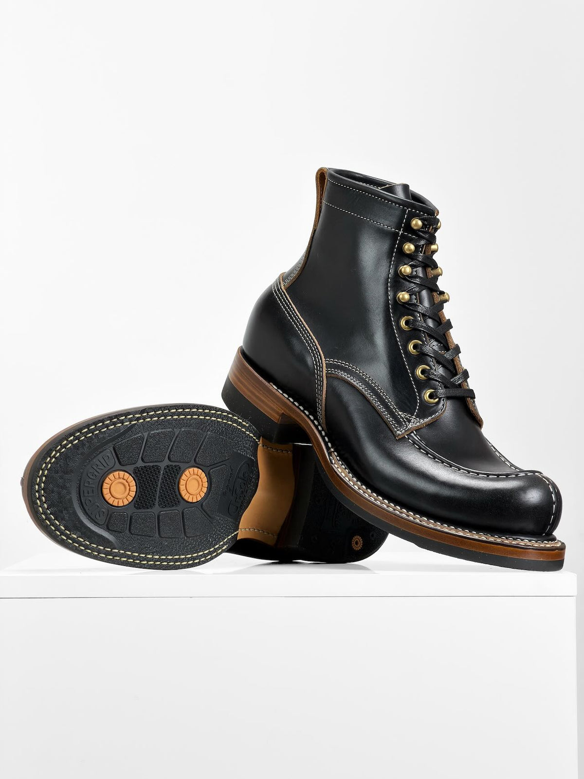 MTO Tanker Boots - Horween CXL Black | Stitchdown Construction with hand finished welt  | 6270