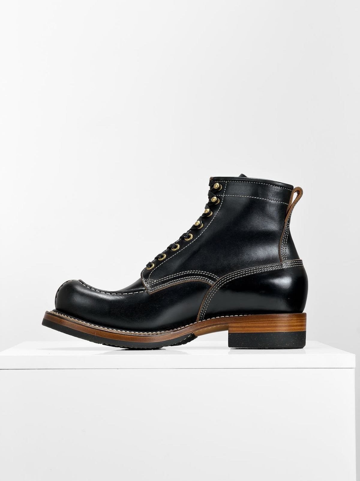 MTO Tanker Boots - Horween CXL Black | Stitchdown Construction with hand finished welt  | 6270
