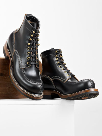 MTO Tanker Boots - Horween CXL Black | Stitchdown Construction with hand finished welt  | 6270