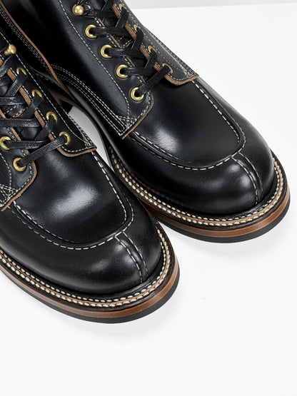 MTO Tanker Boots - Horween CXL Black | Stitchdown Construction with hand finished welt  | 6270
