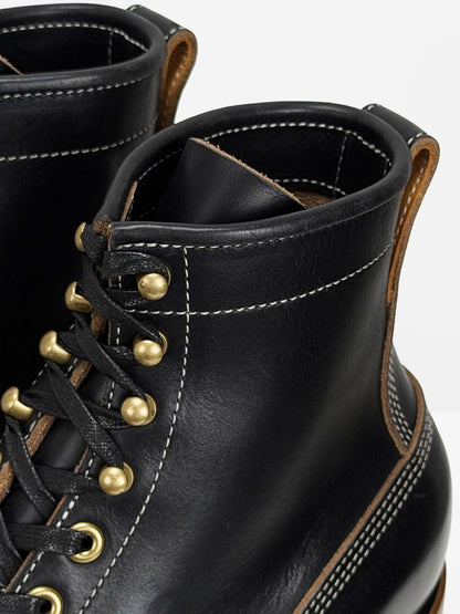 MTO Tanker Boots - Horween CXL Black | Stitchdown Construction with hand finished welt  | 6270