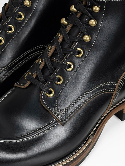 MTO Tanker Boots - Horween CXL Black | Stitchdown Construction with hand finished welt  | 6270