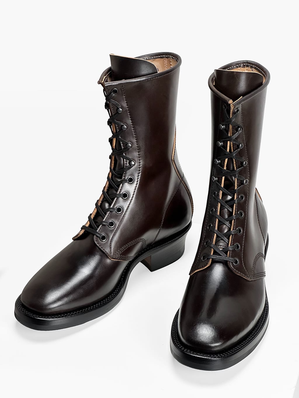 (MTO) - Stringer Boots  -  Goodyear Welt · Shell Cordovan - 1809