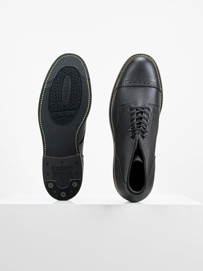 CapToe Service Boot -  Charles F Stead  Westminster Calf - Black Nebula - 6765