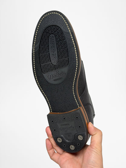 CapToe Service Boot -  Charles F Stead  Westminster Calf - Black Nebula - 6765