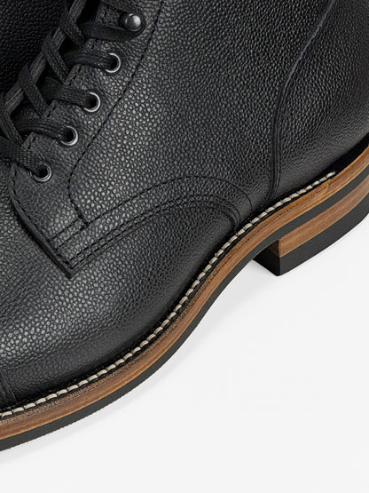 CapToe Service Boot -  Charles F Stead  Westminster Calf - Black Nebula - 6765