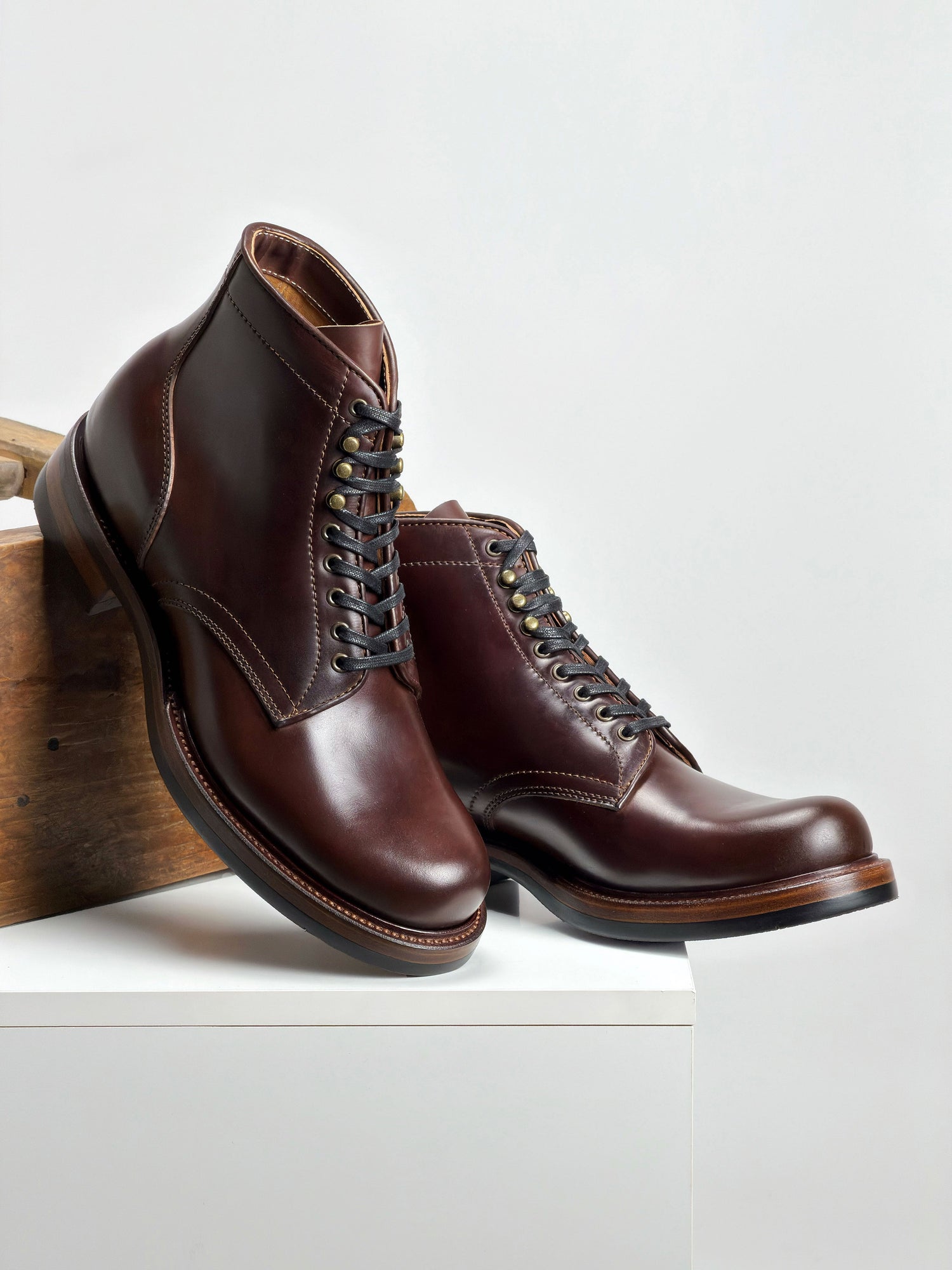 (MTO) - Classic Service Boot  &amp;  Crafted with Maryam Shell Cordovan - 6582