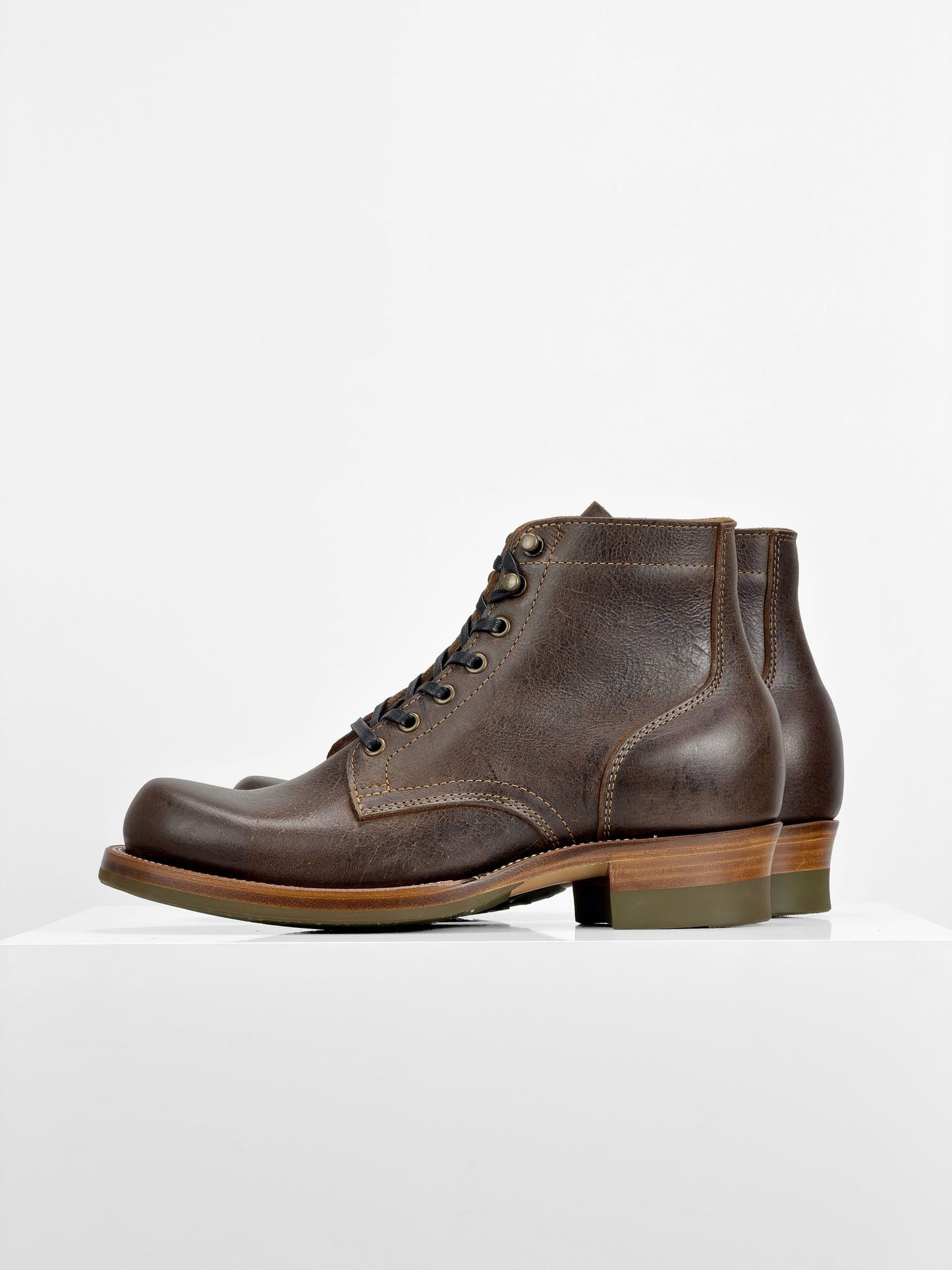 (MTO) - Miner Boots - U.K. CFS KUDU leather  - 6186