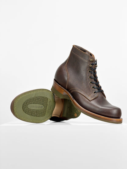 (MTO) - Miner Boots - U.K. CFS KUDU leather  - 6186