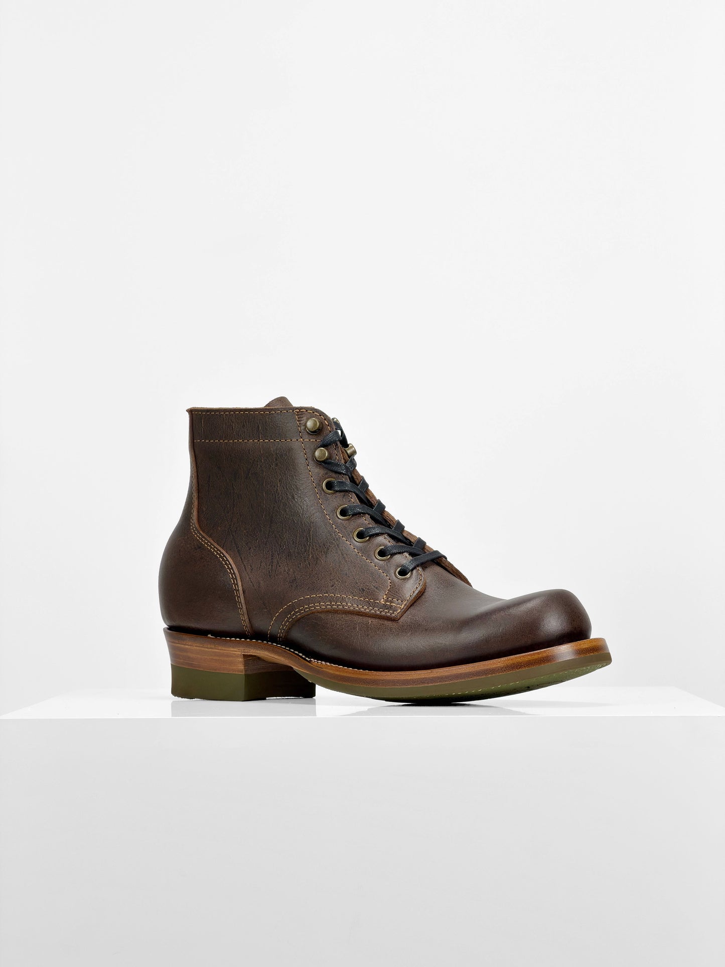 (MTO) - Miner Boots - U.K. CFS KUDU leather  - 6186