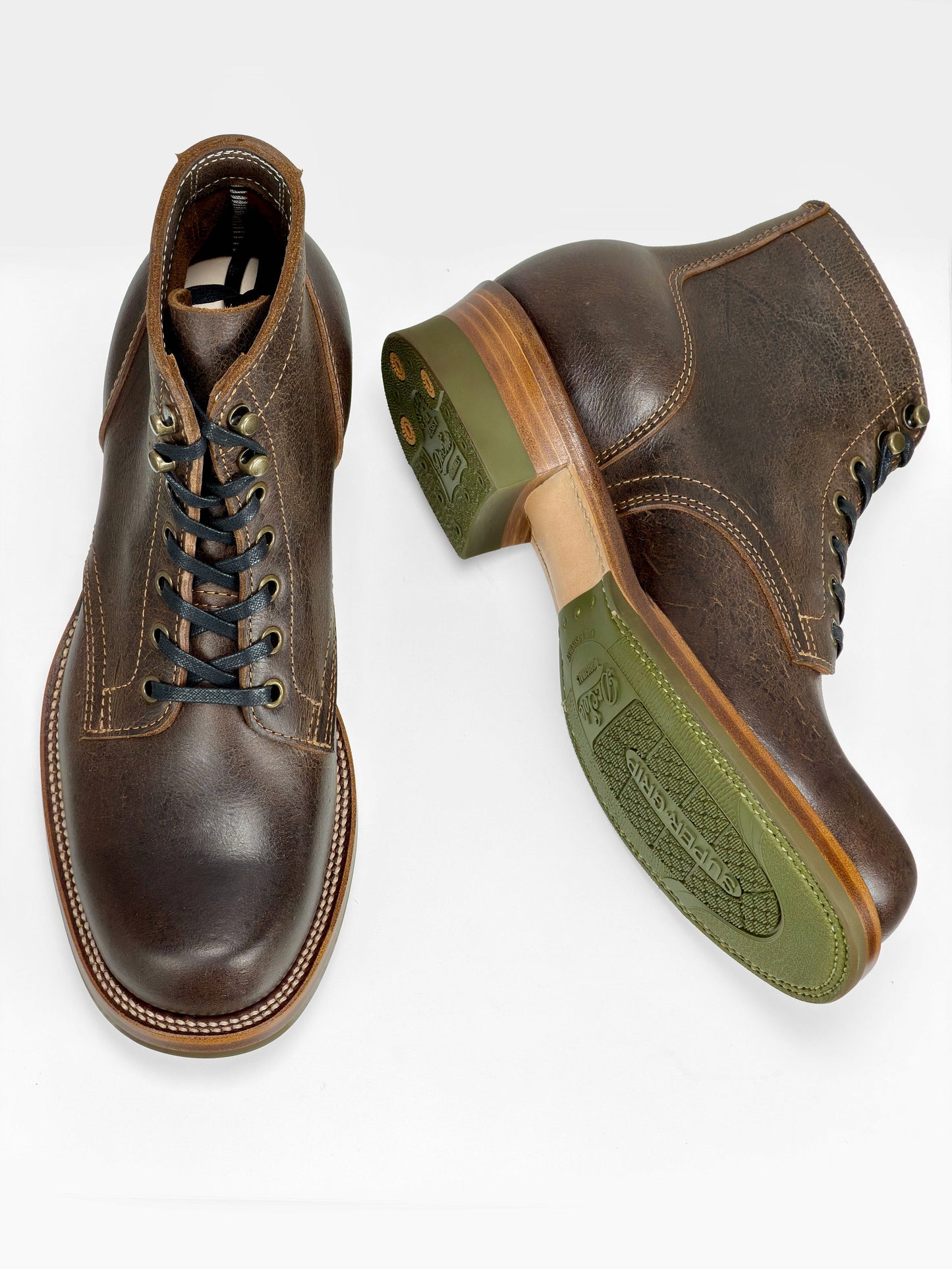 (MTO) - Miner Boots - U.K. CFS KUDU leather  - 6186