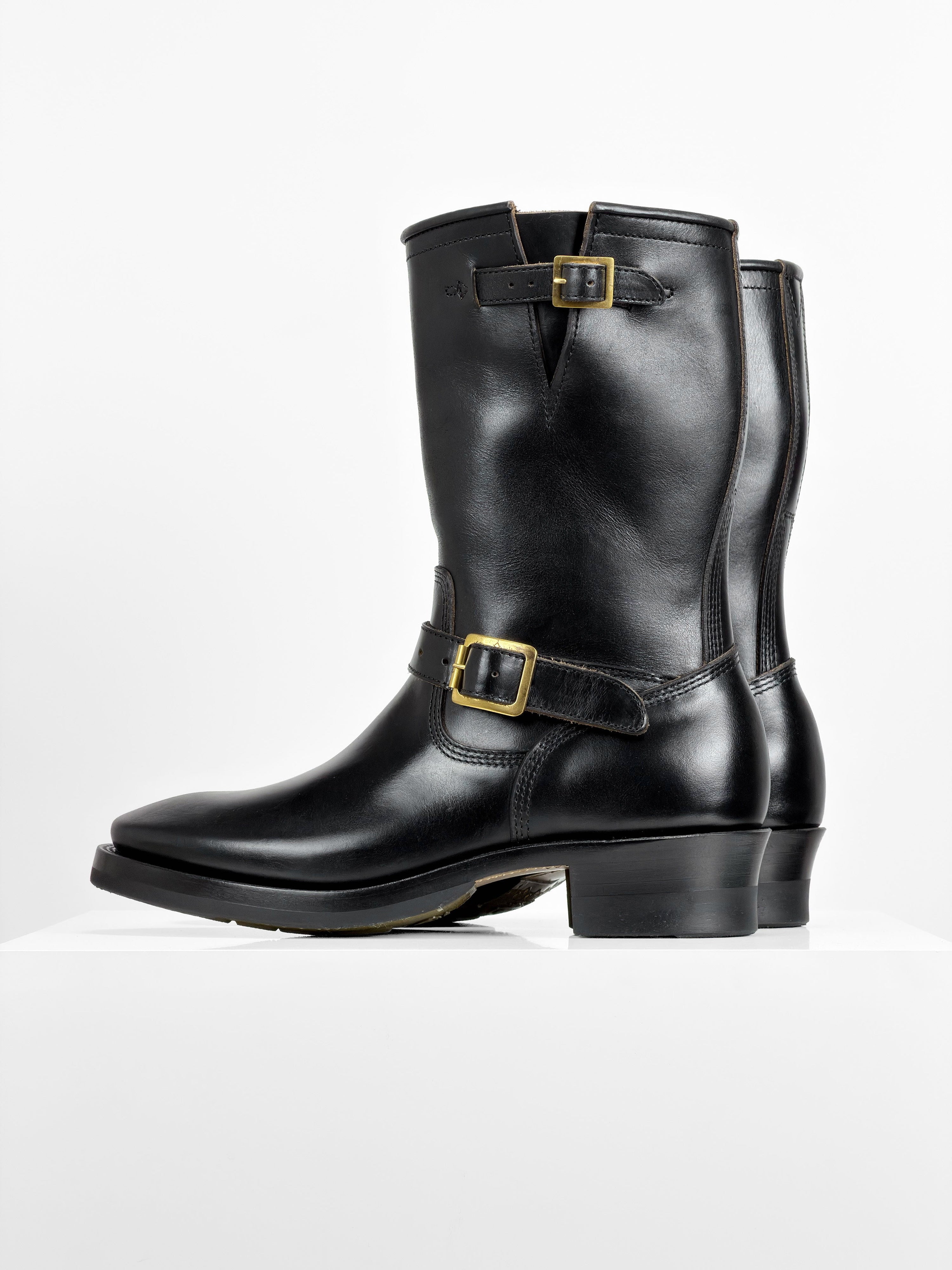 (MTO) - Engineer Boots 11" - Black Horween cxl -2382