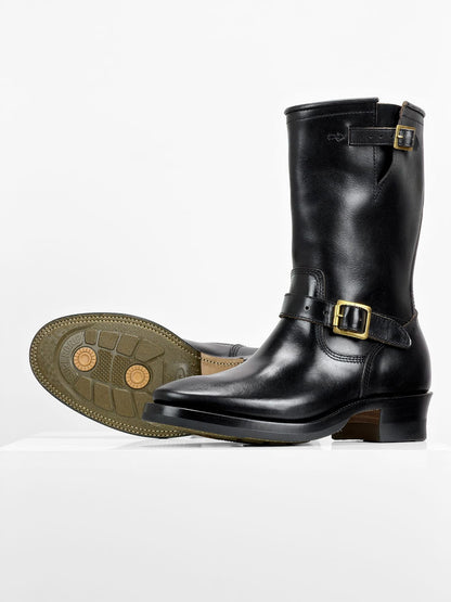 (MTO) - Engineer Boots 11" - Black Horween cxl -2382