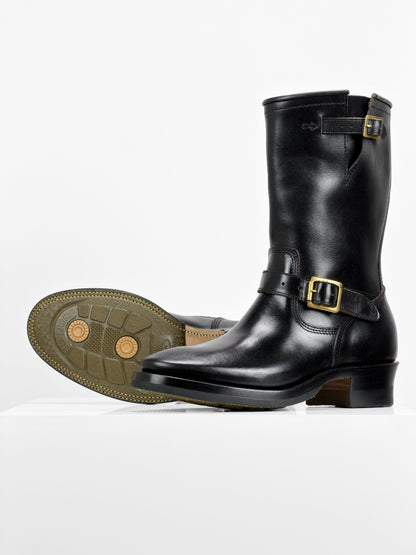 (MTO) - Engineer Boots 11" - Black Horween cxl -2382