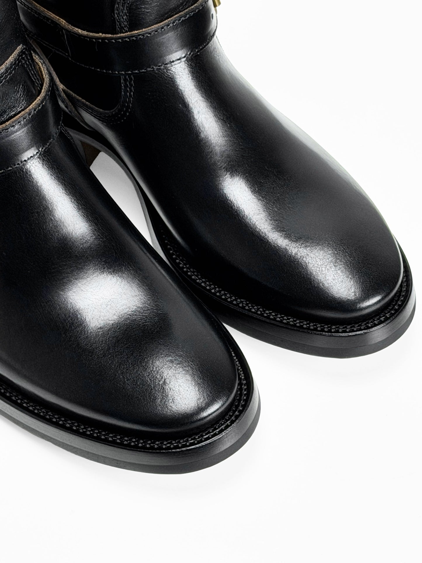 (MTO) - Engineer Boots 11" - Black Horween cxl -2382