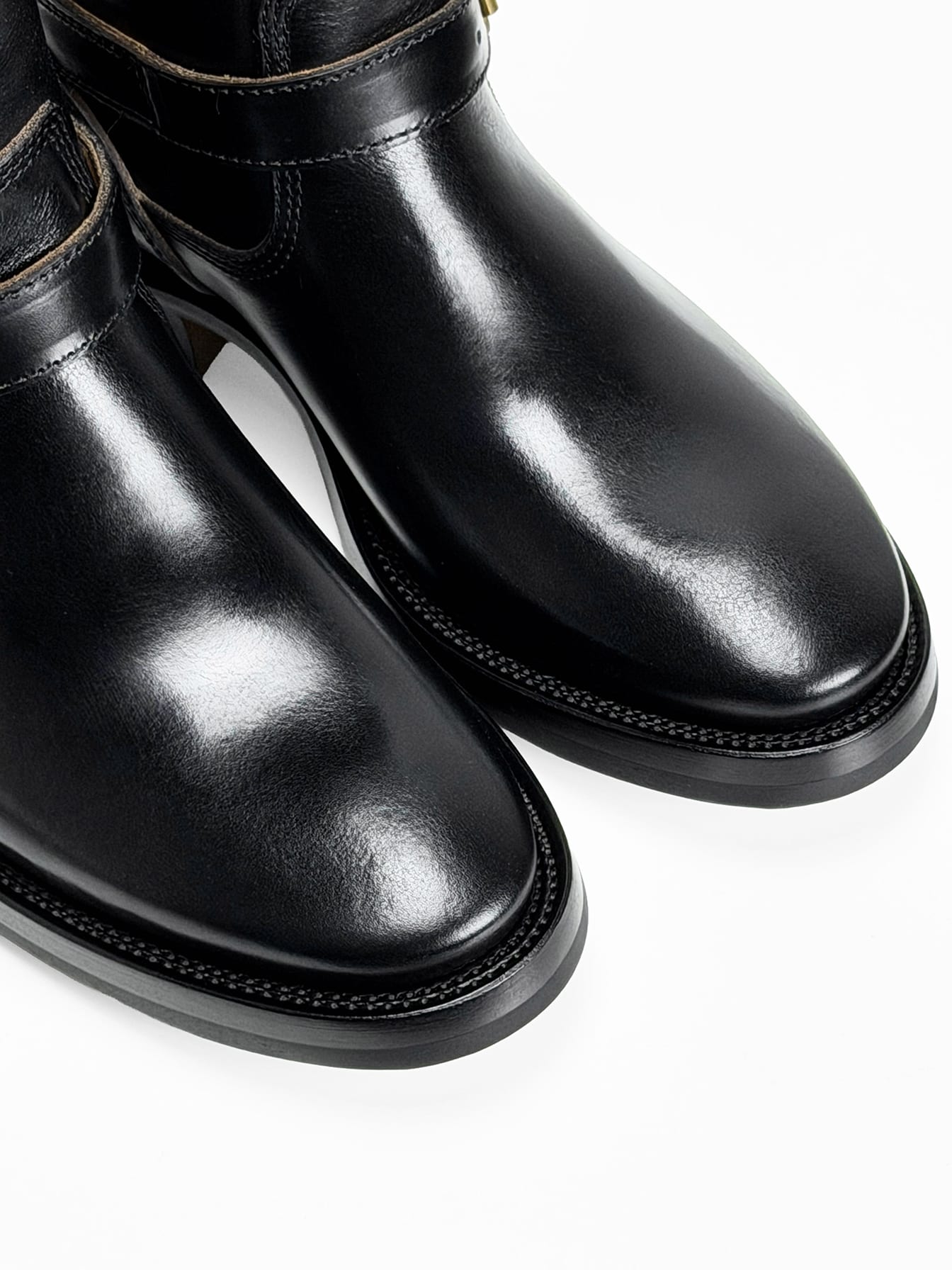 (MTO) - Engineer Boots 11" - Black Horween cxl -2382