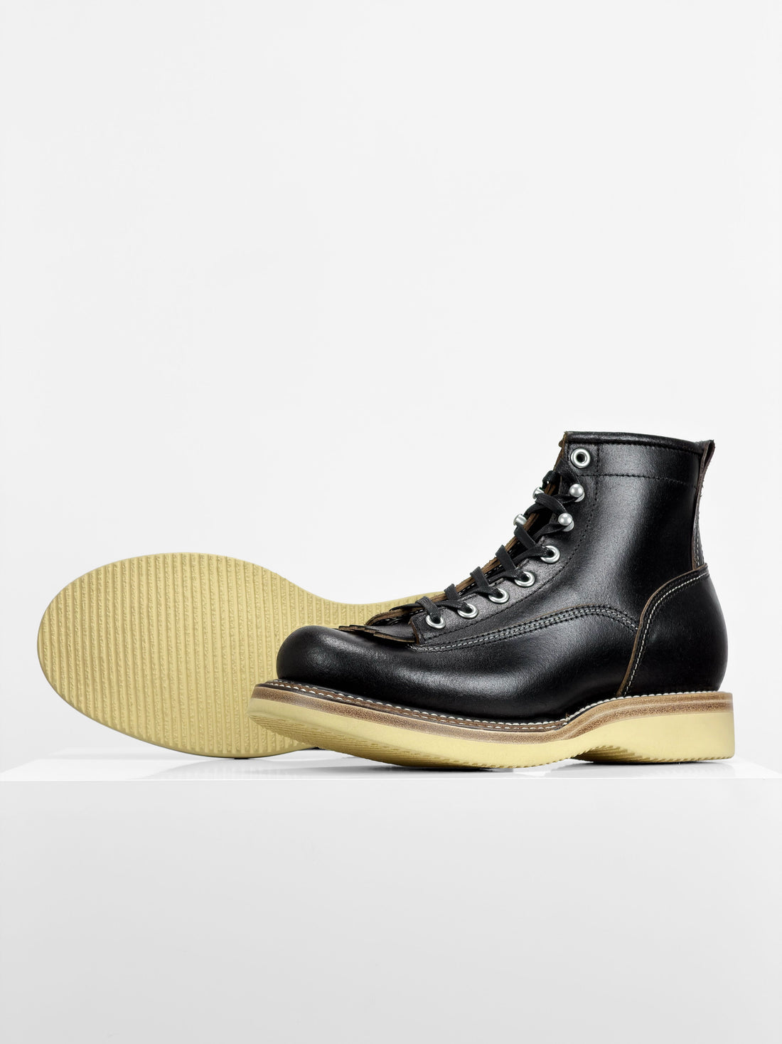(MTO)-Short-Toe Logger-Inspired Work Boots-6980