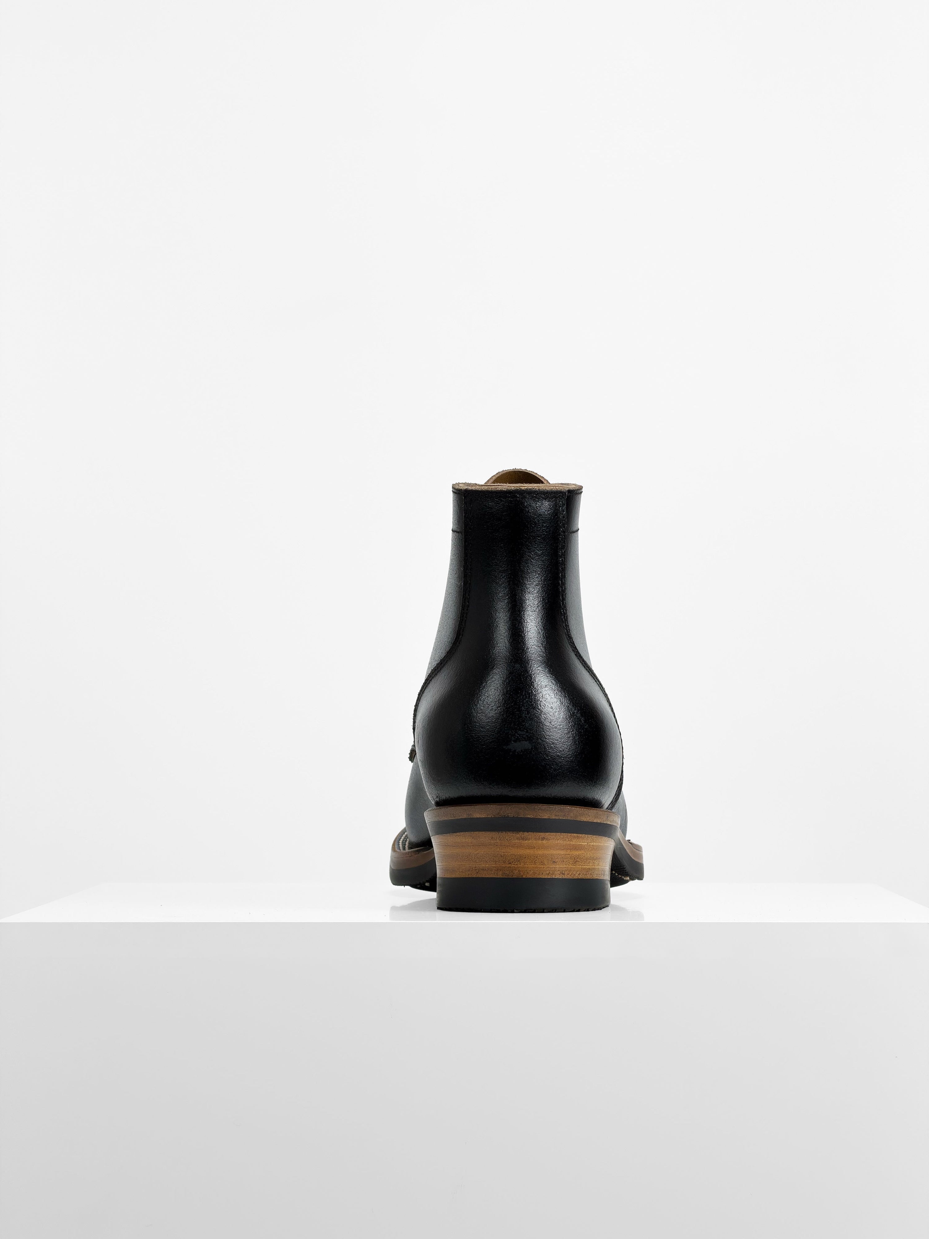 (MTO) - Miner Boots-Horween Waxed Flesh, Goodyear Welt-6311