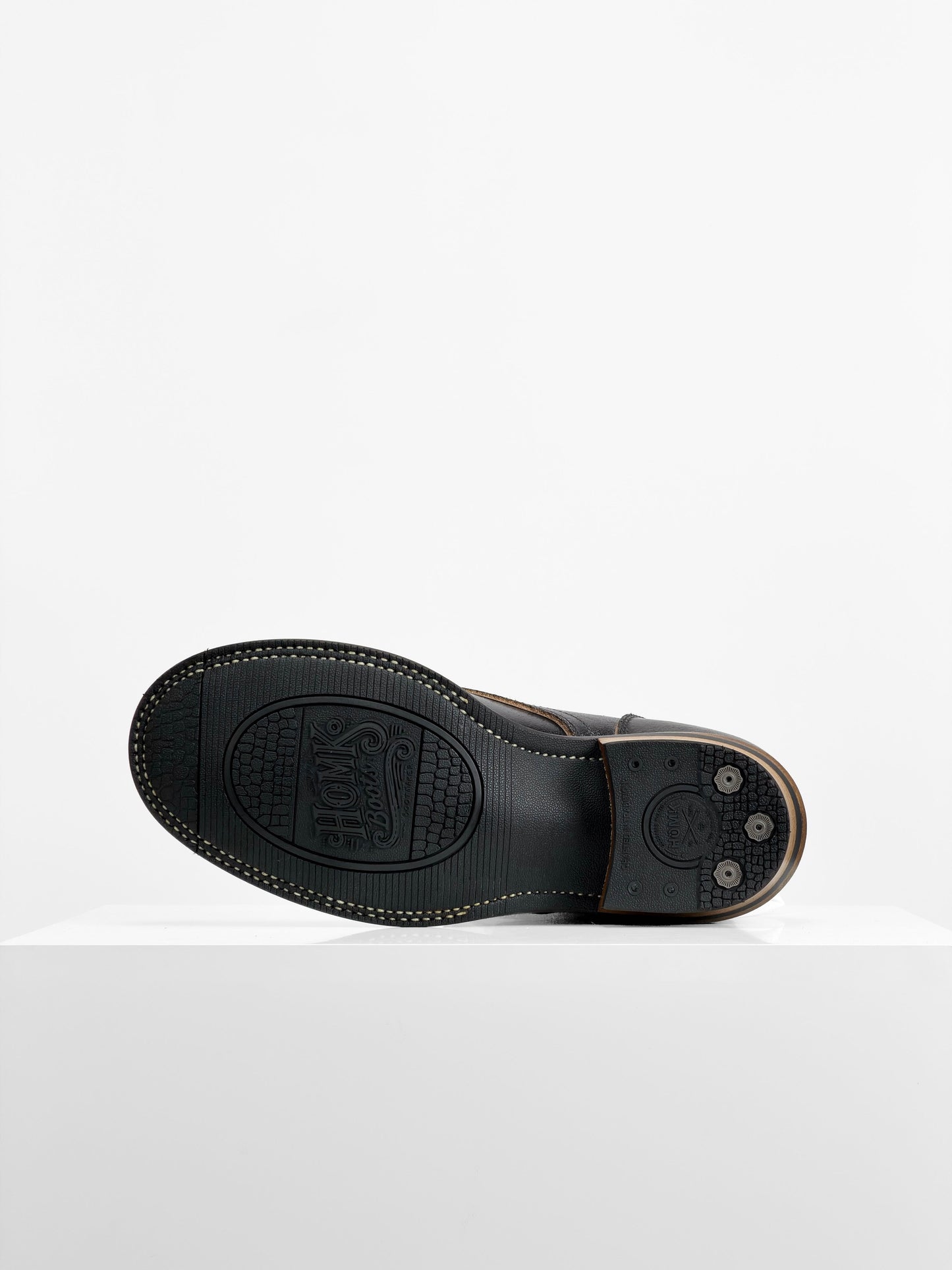 (MTO) - Miner Boots-Horween Waxed Flesh, Goodyear Welt-6311