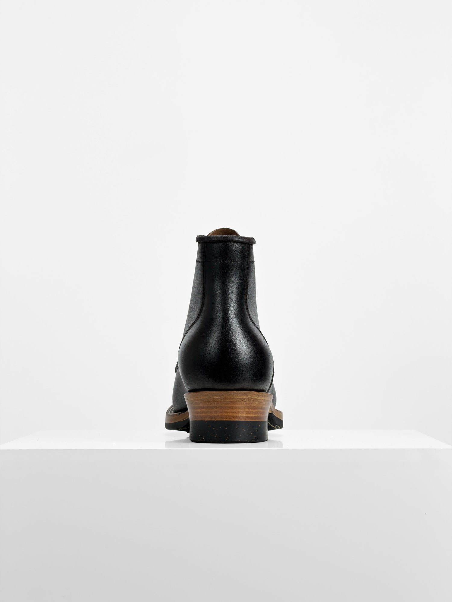 (MTO) - Miner Boots-Horween Waxed Flesh, Goodyear Welt-6310