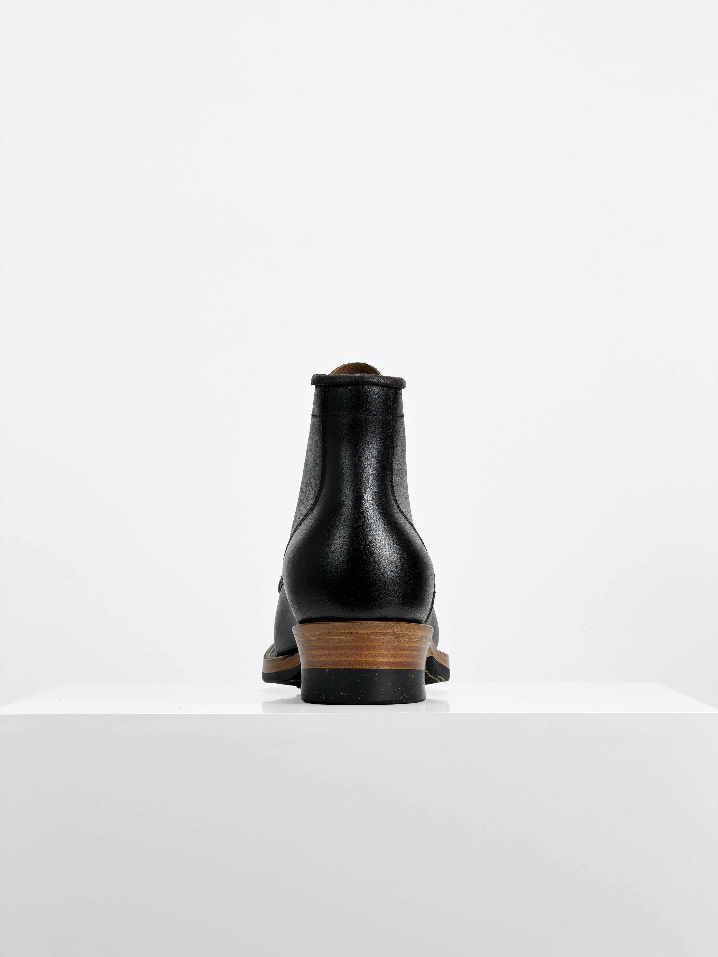 (MTO) - Miner Boots-Horween Waxed Flesh, Goodyear Welt-6310