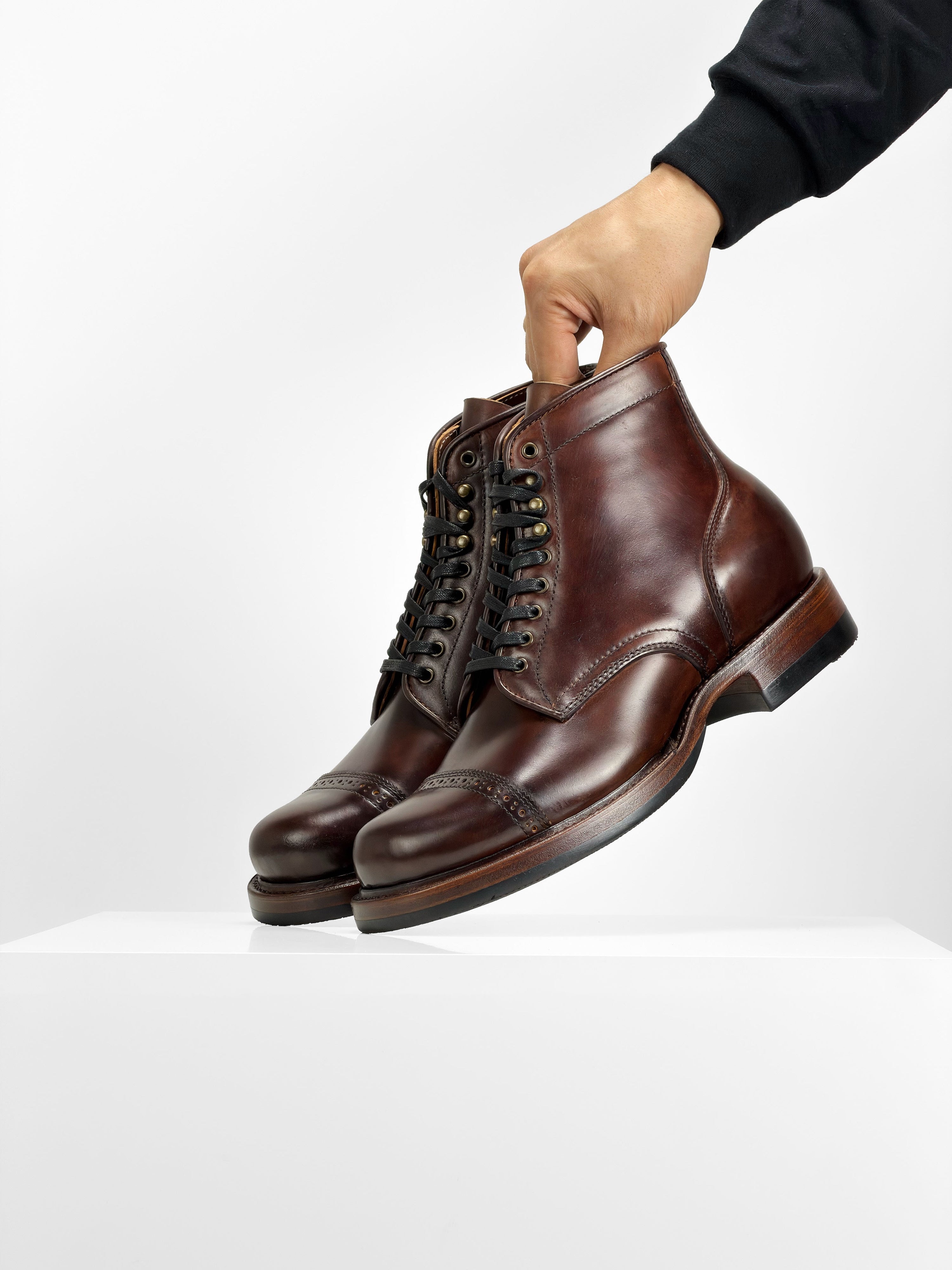 (MTO) - Classic Service Boot  &amp;  Crafted with Maryam Shell Cordovan - 6583