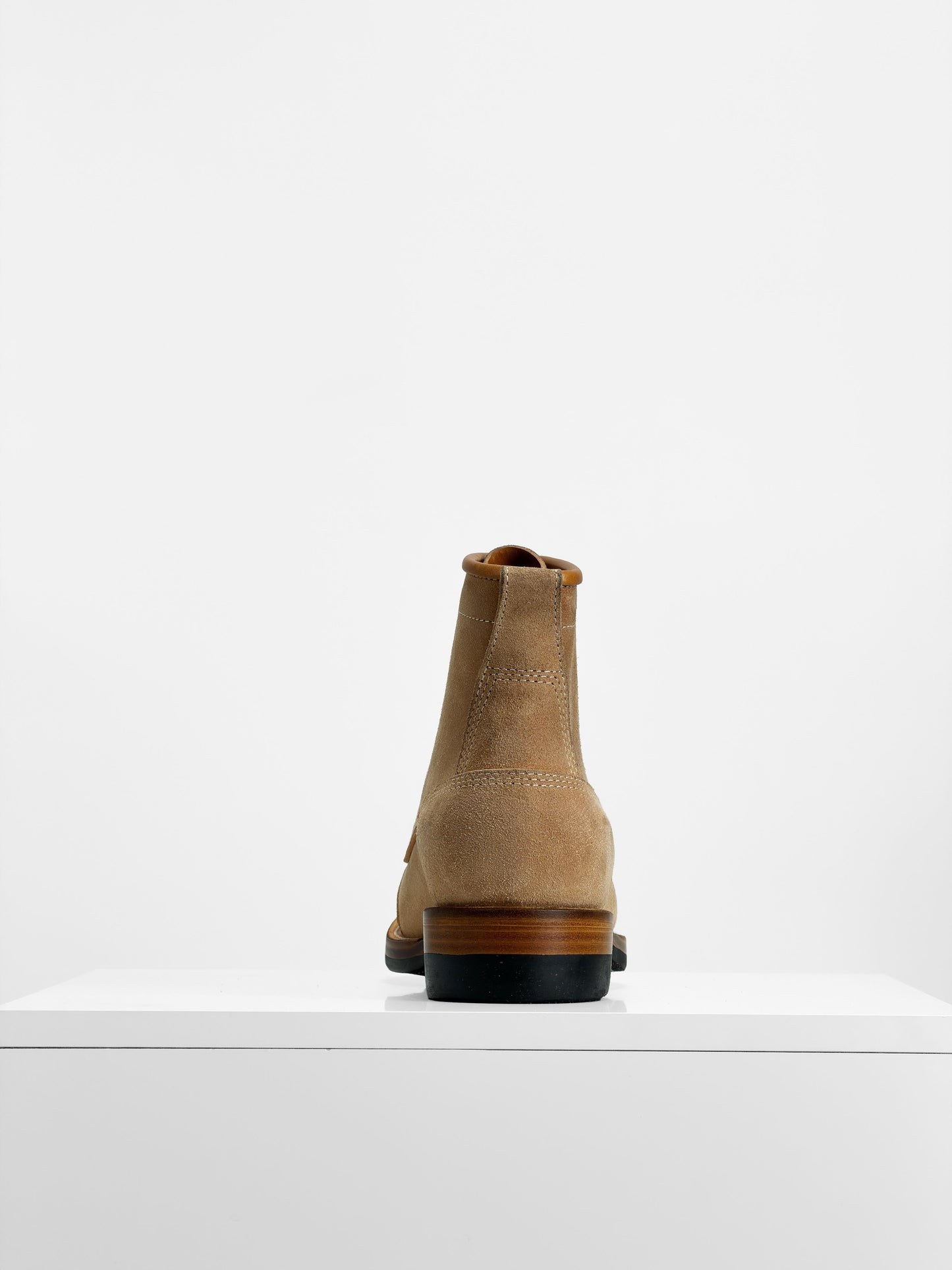 (MTO) - Round-Toe Logger Boots – Maryam Horsebutt Reverse, Goodyear Welt