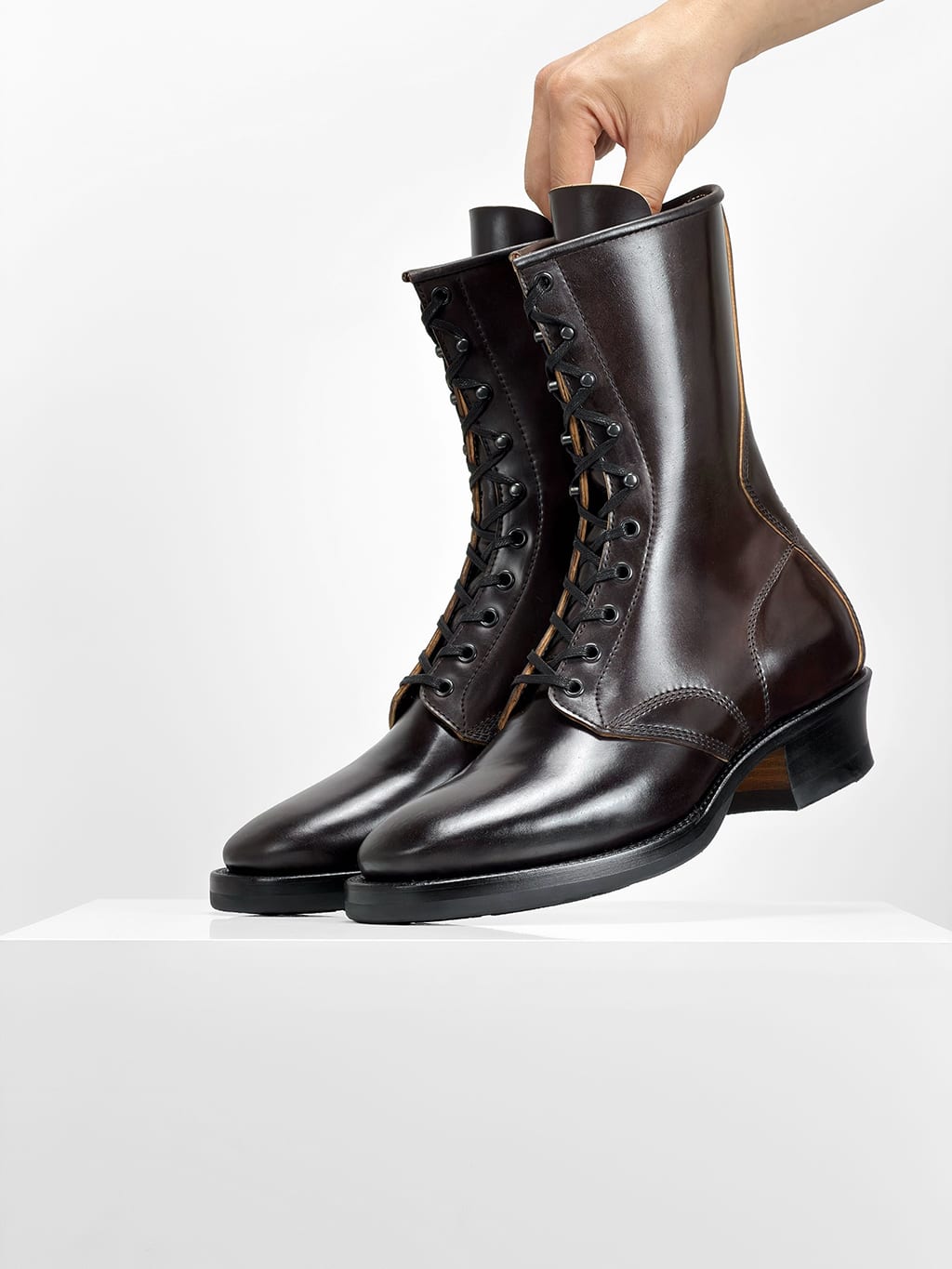 (MTO) - Stringer Boots  -  Goodyear Welt · Shell Cordovan - 1809