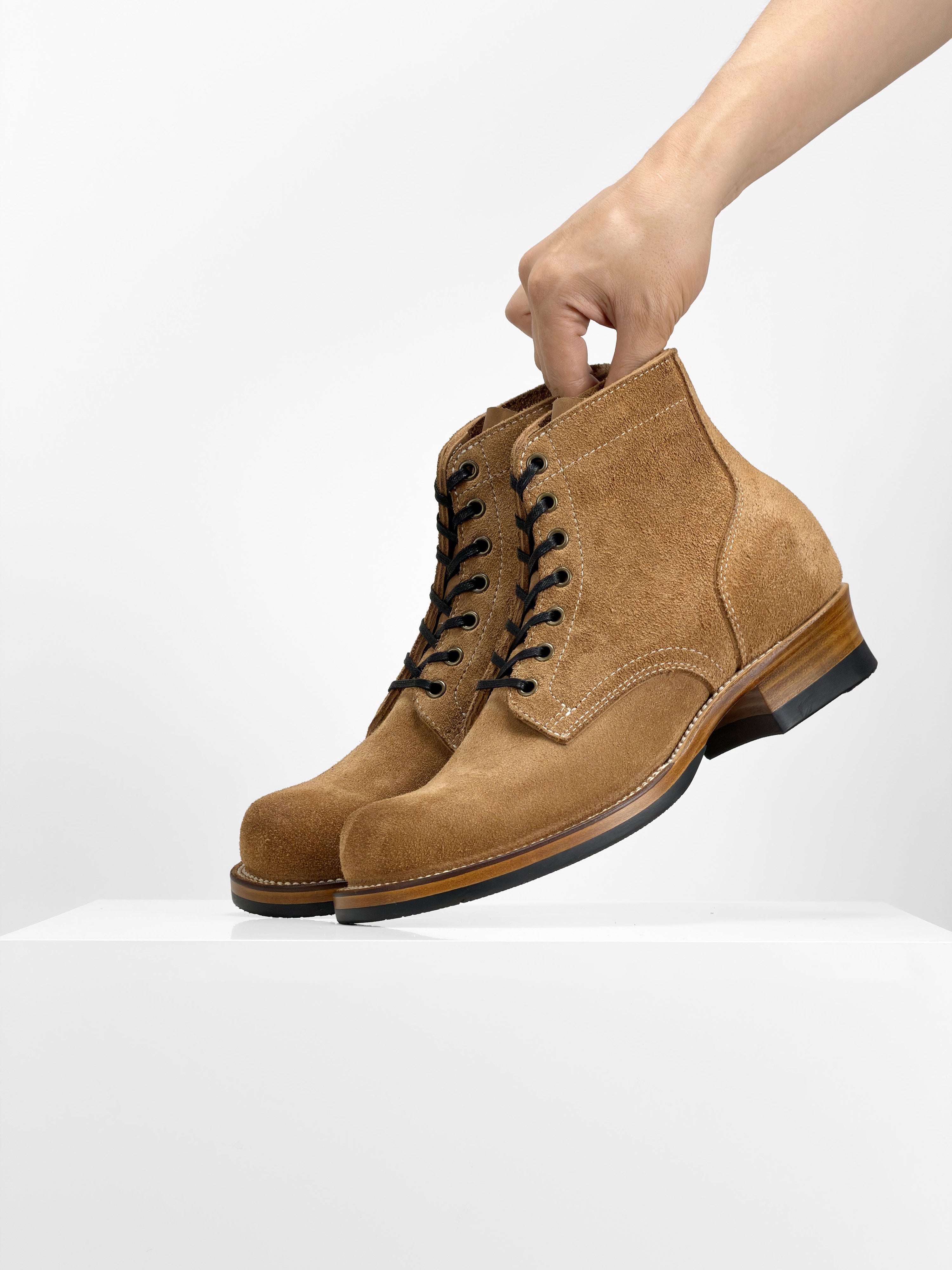 (MTO) - Miner Boot — Natural Roughout  - 6186