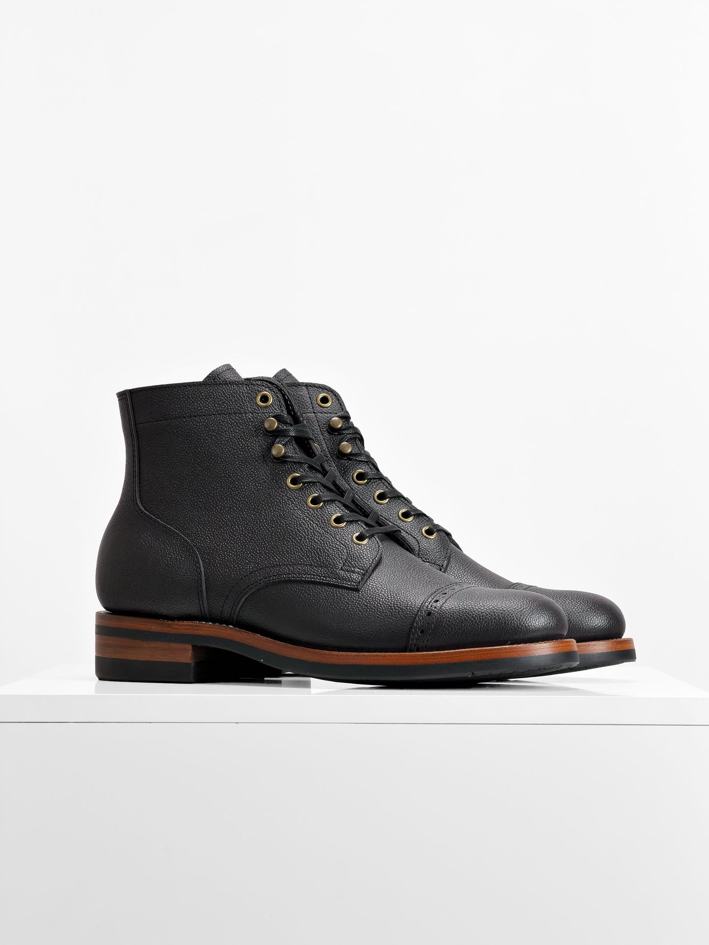 In-stock Sample pair on special sale — CapToe Service Boot