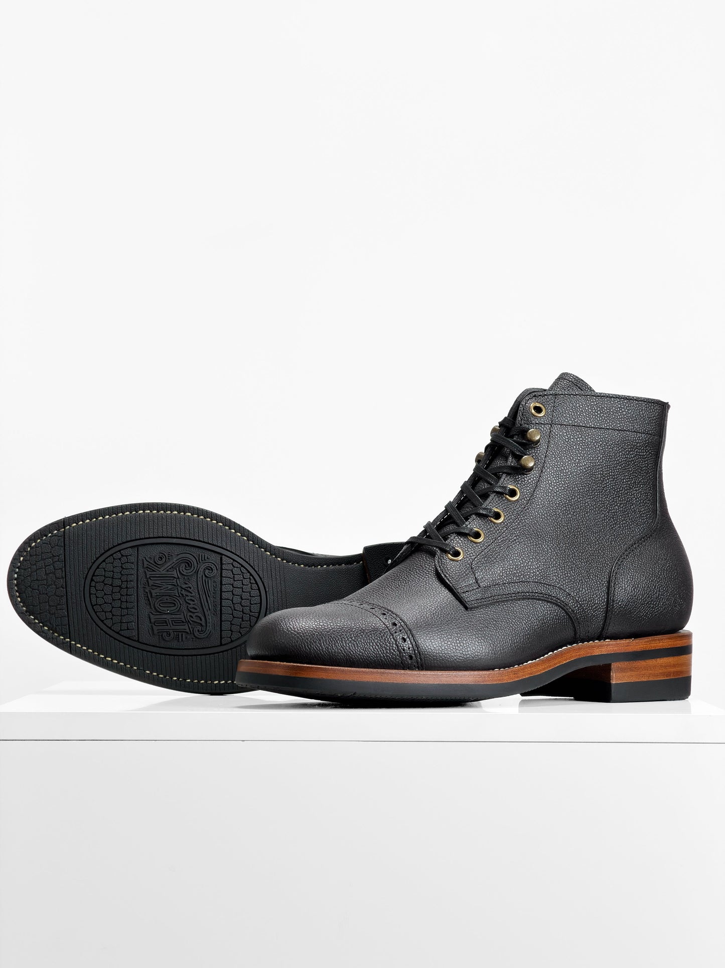 In-stock Sample pair on special sale — CapToe Service Boot