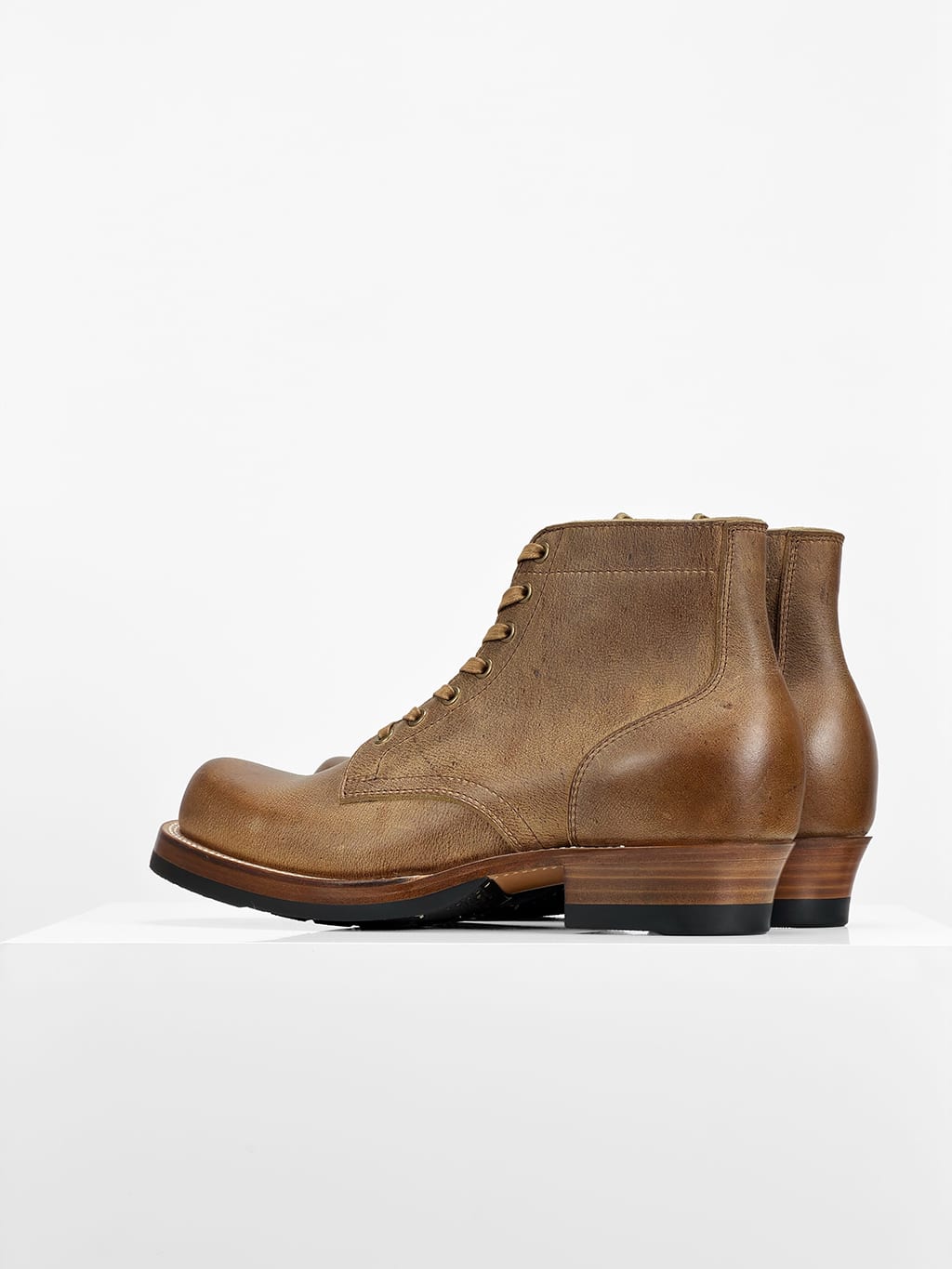 (MTO) - Miner Boot - C.F. Stead KUDU (UK)  Brandy   - 6185/no hooks