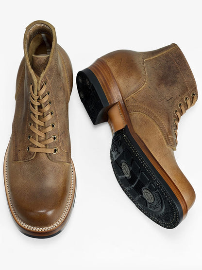 (MTO) - Miner Boot - C.F. Stead KUDU (UK)  Brandy   - 6185/no hooks
