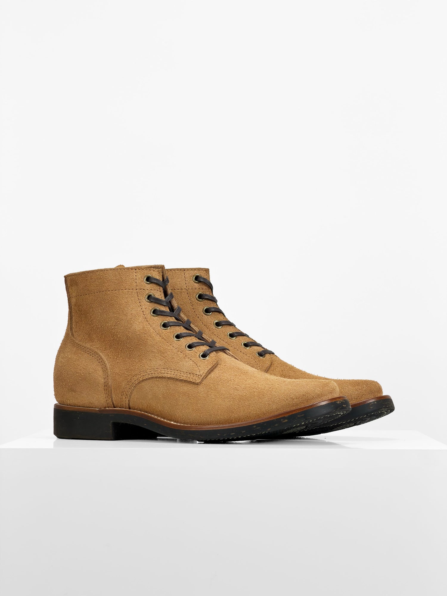 (MTO)-Escape Boots - Brown reverse cowhide - 5608