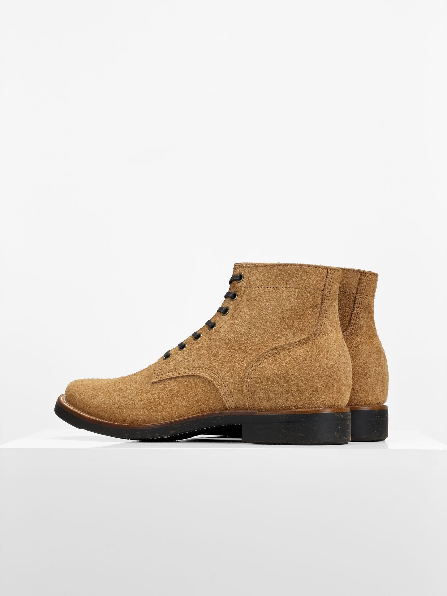 (MTO)-Escape Boots - Brown reverse cowhide - 5608