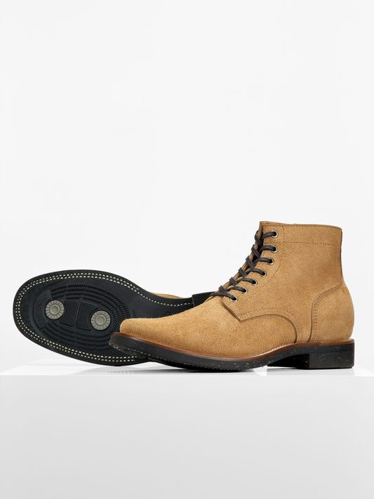 (MTO)-Escape Boots - Brown reverse cowhide - 5608