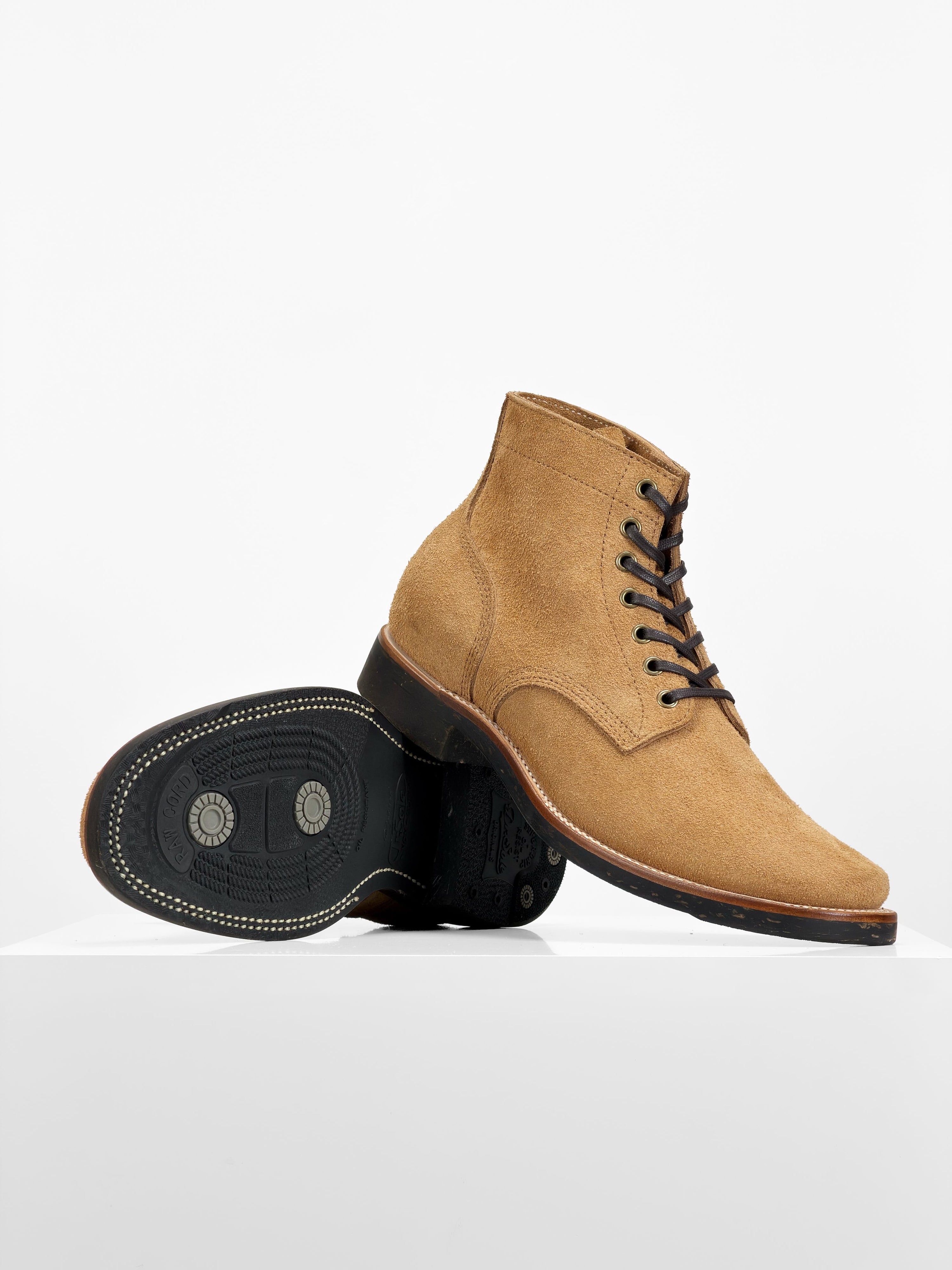 (MTO)-Escape Boots - Brown reverse cowhide - 5608