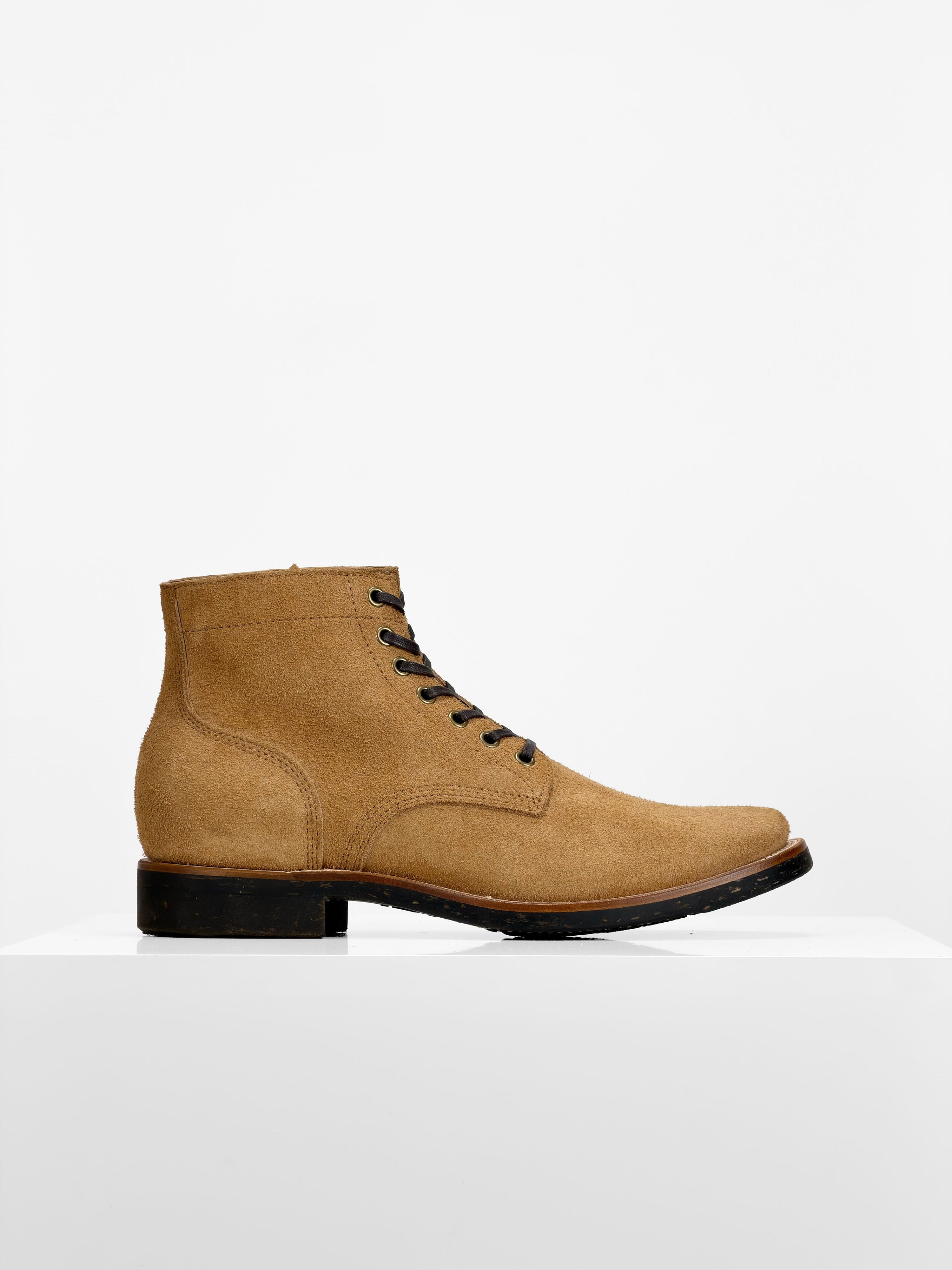 (MTO)-Escape Boots - Brown reverse cowhide - 5608