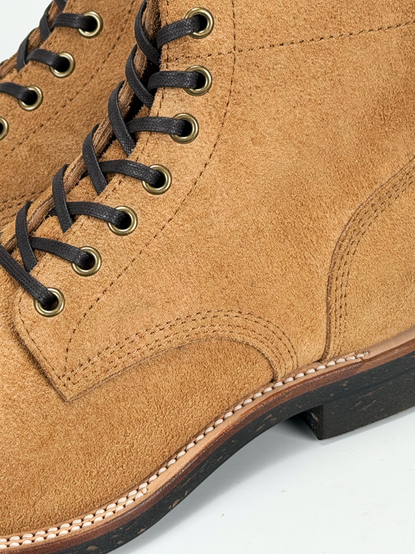 (MTO)-Escape Boots - Brown reverse cowhide - 5608