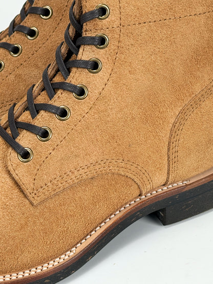 (MTO)-Escape Boots - Brown reverse cowhide - 5608