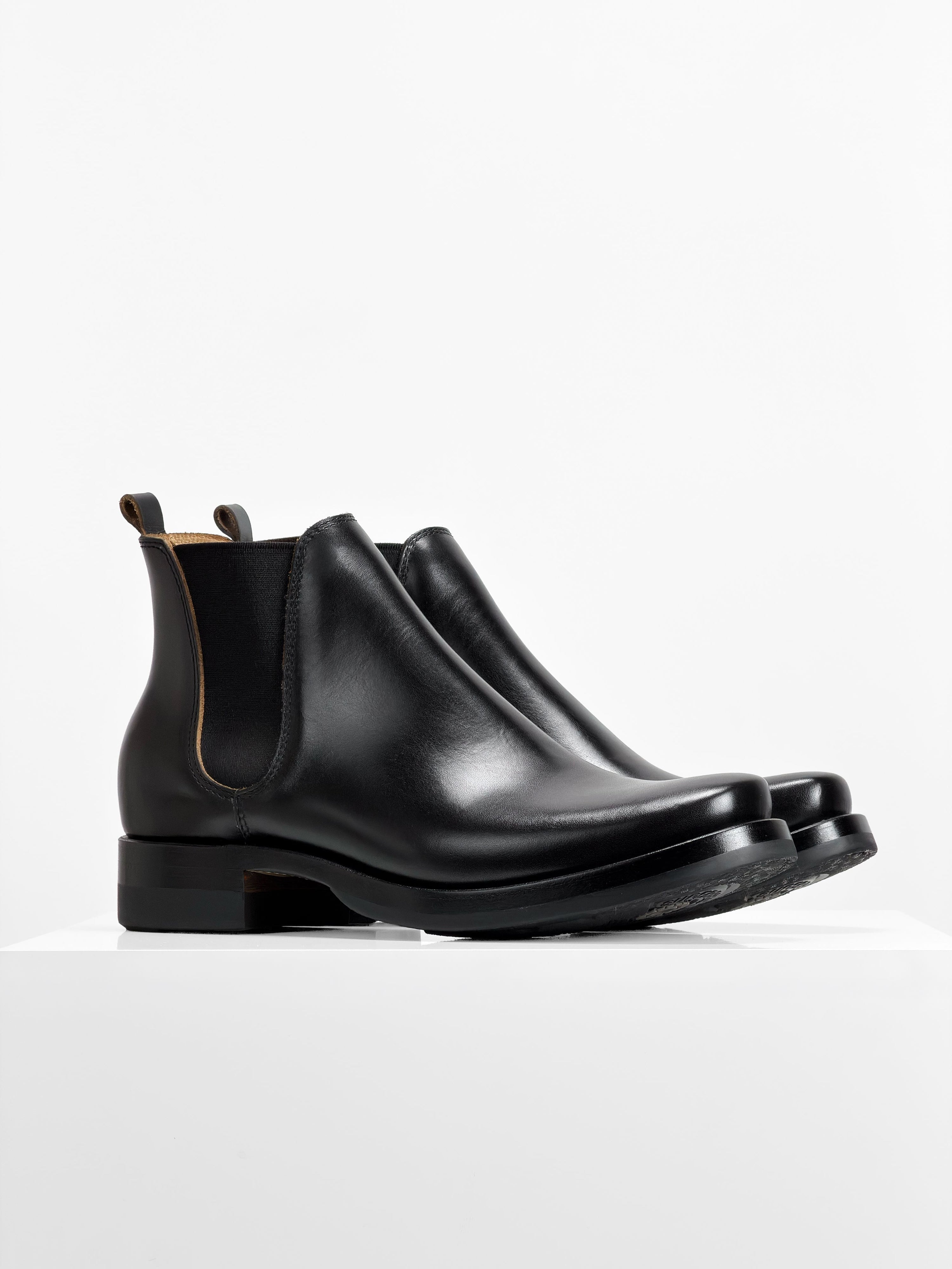 (MTO) - Field Chelsea U.S. Tea-Core Cowhide — Black/6398