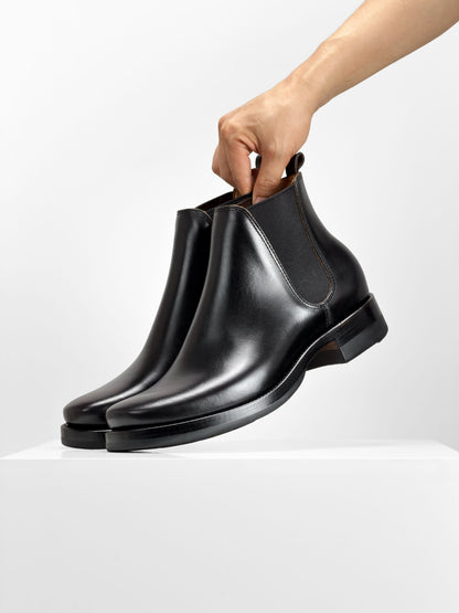 (MTO) - Field Chelsea U.S. Tea-Core Cowhide — Black/6398