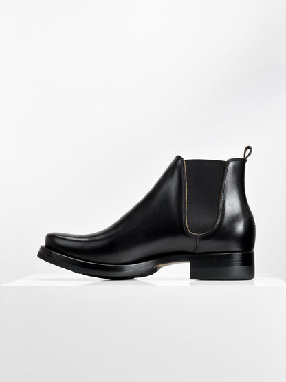 (MTO) - Field Chelsea U.S. Tea-Core Cowhide — Black/6398