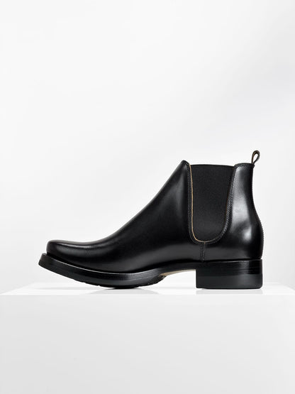 (MTO) - Field Chelsea U.S. Tea-Core Cowhide — Black/6398