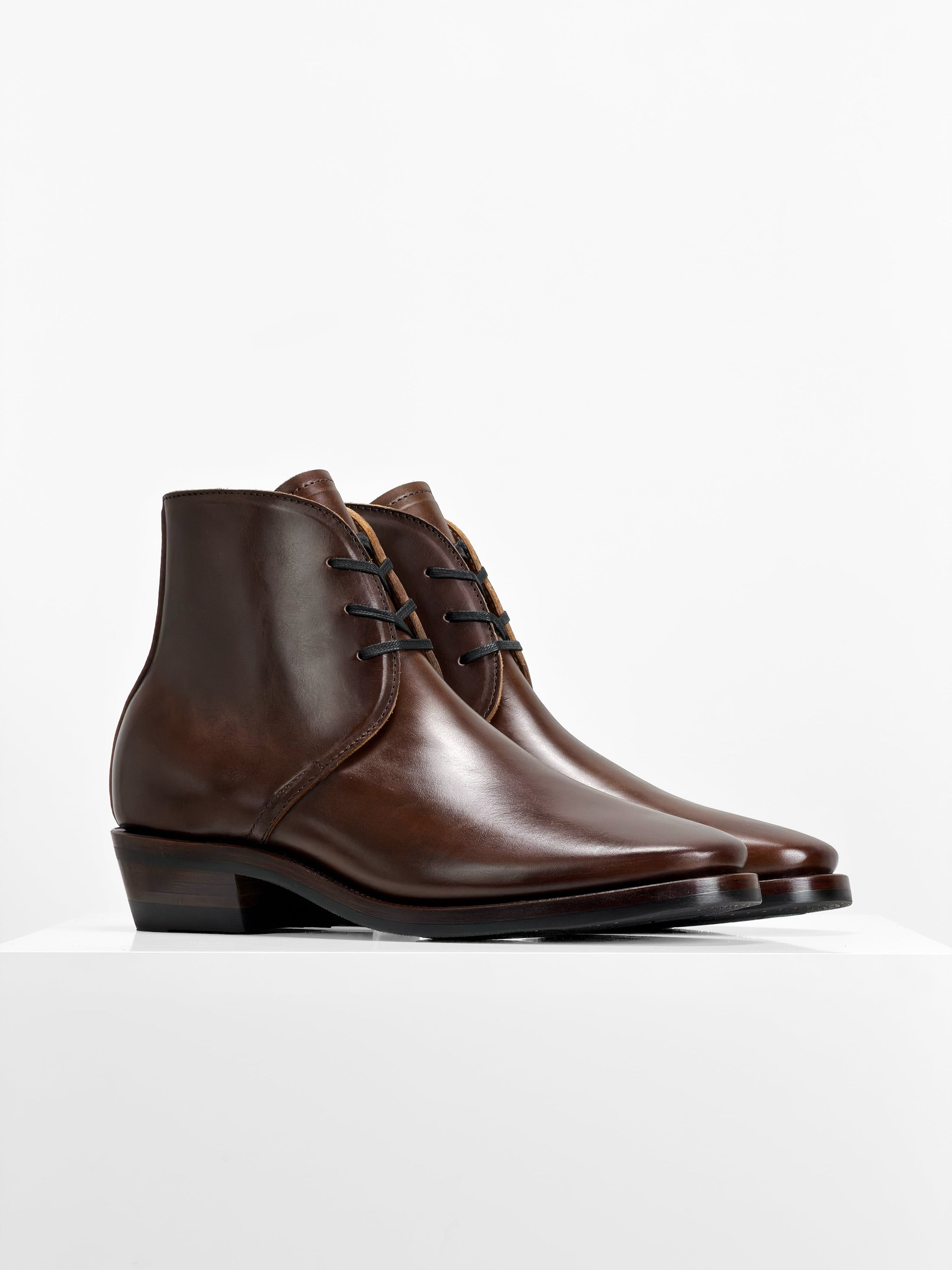 (MTO) - George Boots  -Coffee Maryam oiled/waxy Horsebutt- QZ01