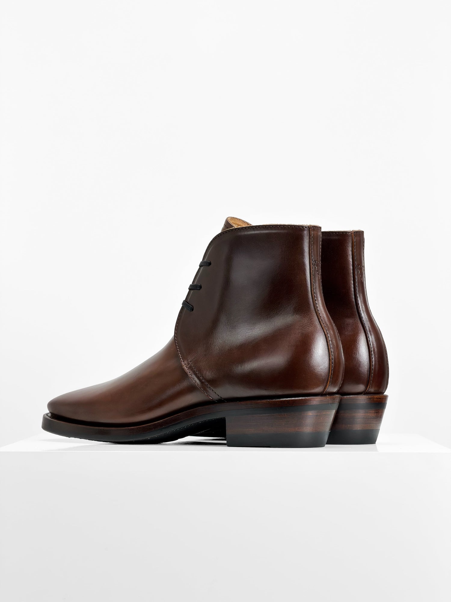 (MTO) - George Boots  -Coffee Maryam oiled/waxy Horsebutt- QZ01